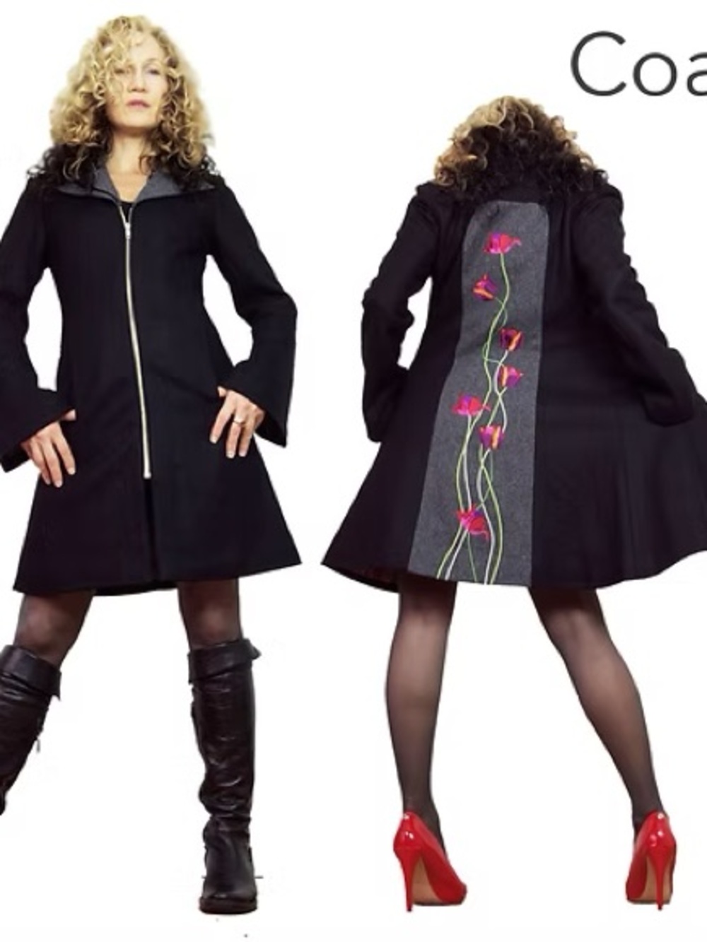 Designer Tailor Made Lifesaver Wool Coat